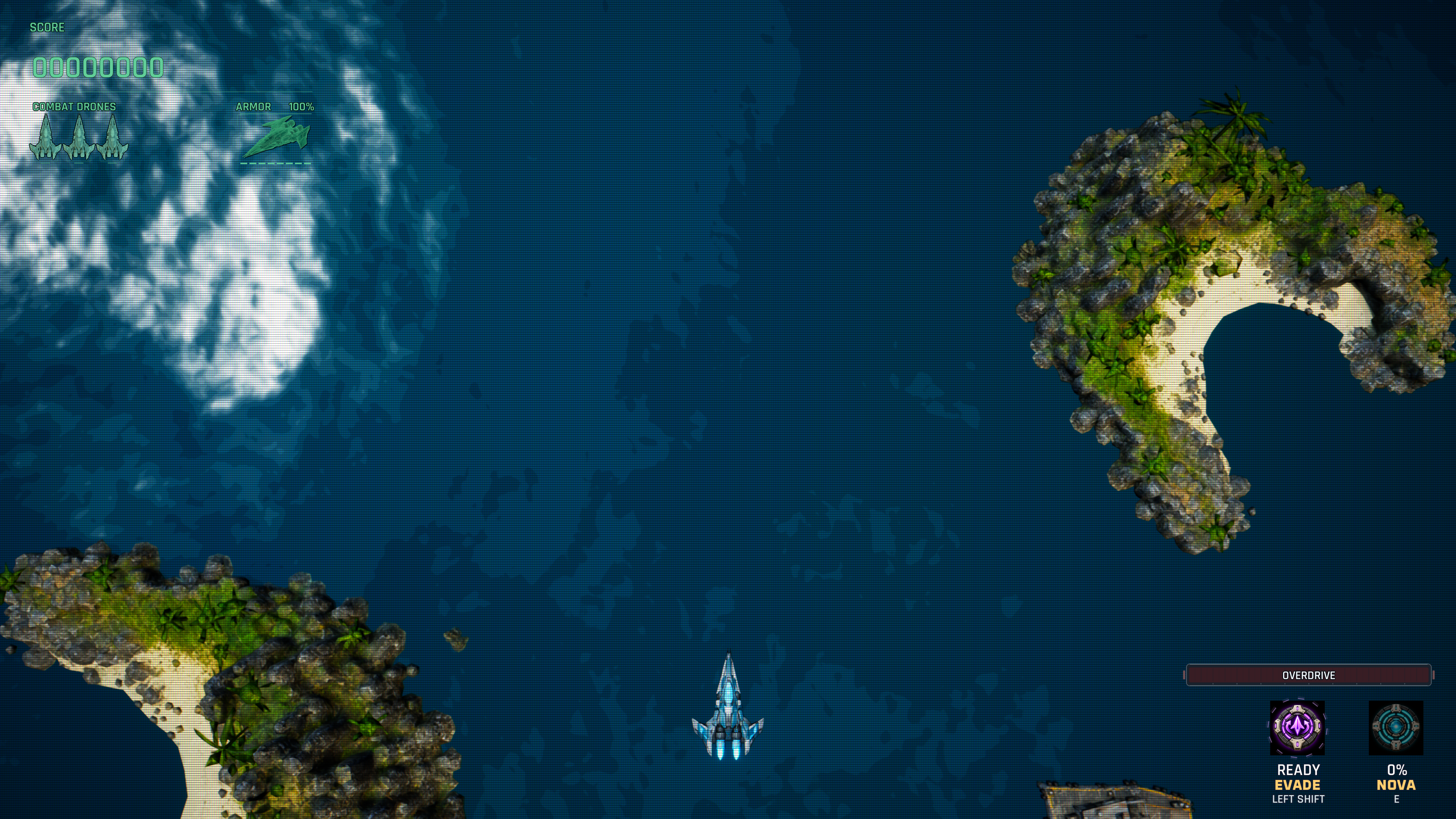 Ship detail with CRT filter enabled